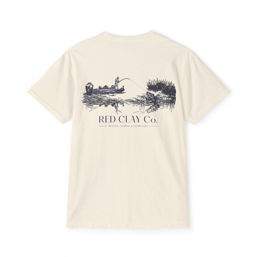 Red Clay Co. Bass Fishing Scene Tee
