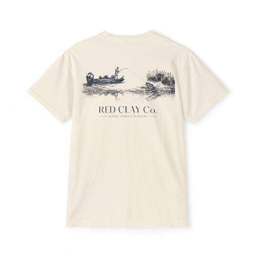 Red Clay Co. Bass Fishing Scene Tee