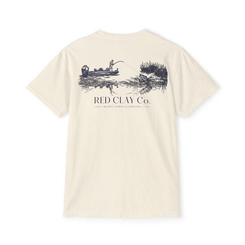 Red Clay Co. Bass Fishing Scene Tee